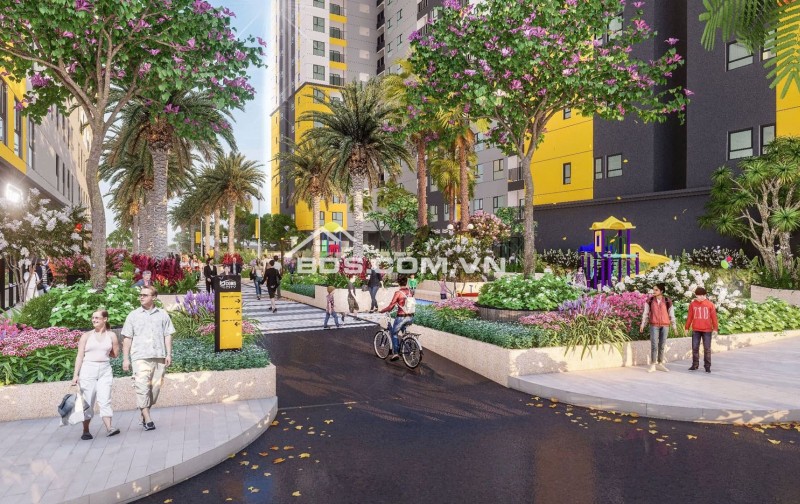 Căn hộ Bcons Newsky 55m2 thiết kế 2PN2WC giá trực tiếp từ CĐT